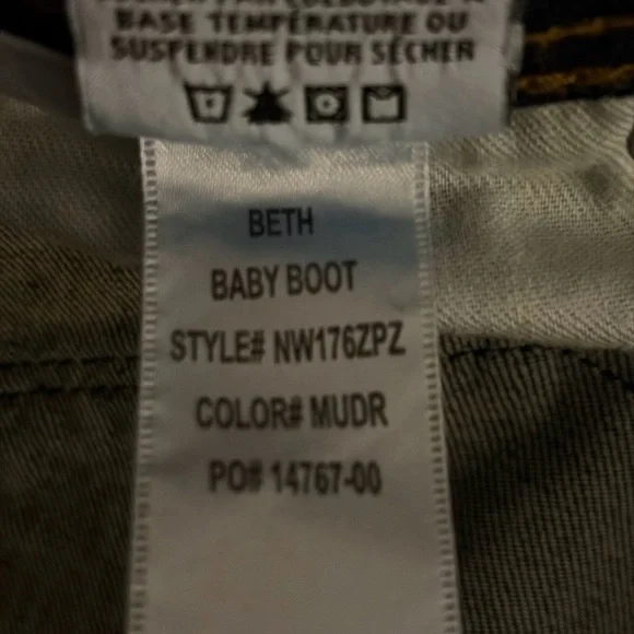 Silver Jeans Co Tuesday Slim Boot Jeans W32 L33 Mid Rise Denim - Picture 3 of 8